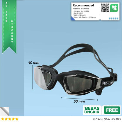 RUIHE Kacamata Renang Anti Fog UV Protection RH5310