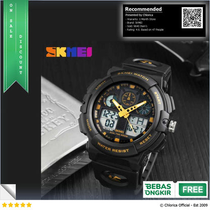 SKMEI Jam Tangan Analog Digital Pria AD1270