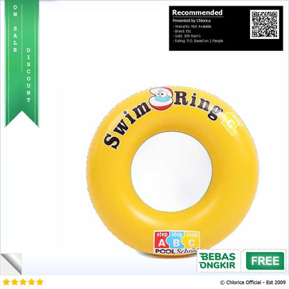 VKTECH Ban Renang Anak Pelampung PVC Inflatable Swimming Ring V03