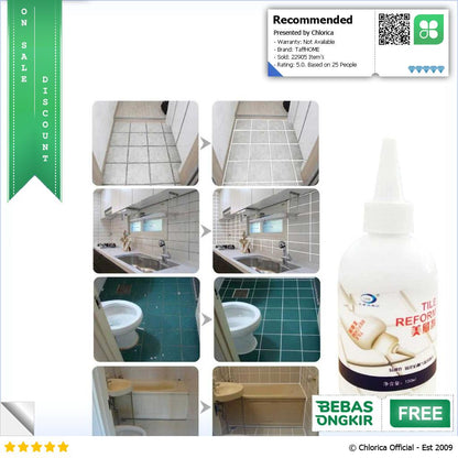 TaffHOME Cairan Pengisi Celah Ubin Tile Gap Sealer 280ml TG17