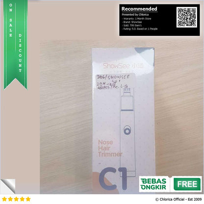 ShowSee Pencukur Bulu Hidung Elektrik Electric Nose Trimmer C1 BK