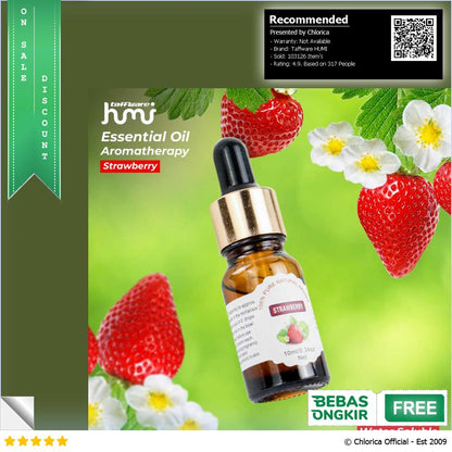 Taffware HUMI RHJY Essential Oils Fragrance Minyak Aromatherapy 10ml TSLM2