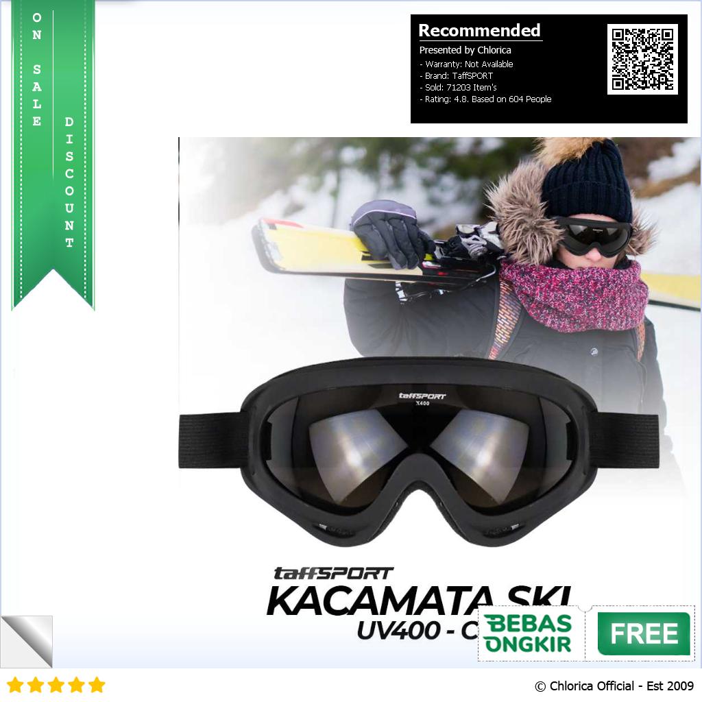 TaffSPORT Kacamata Olahraga Sport Goggles Ski Airsoft Polarized UV400 X400