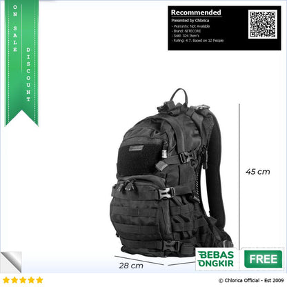 NITECORE Tas Ransel Punggung Laptop Tactical Backpack Outdoor BP20