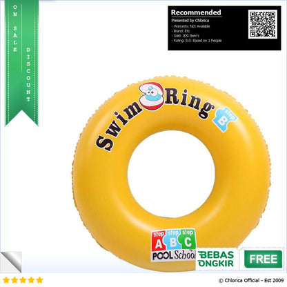 VKTECH Ban Renang Anak Pelampung PVC Inflatable Swimming Ring V03