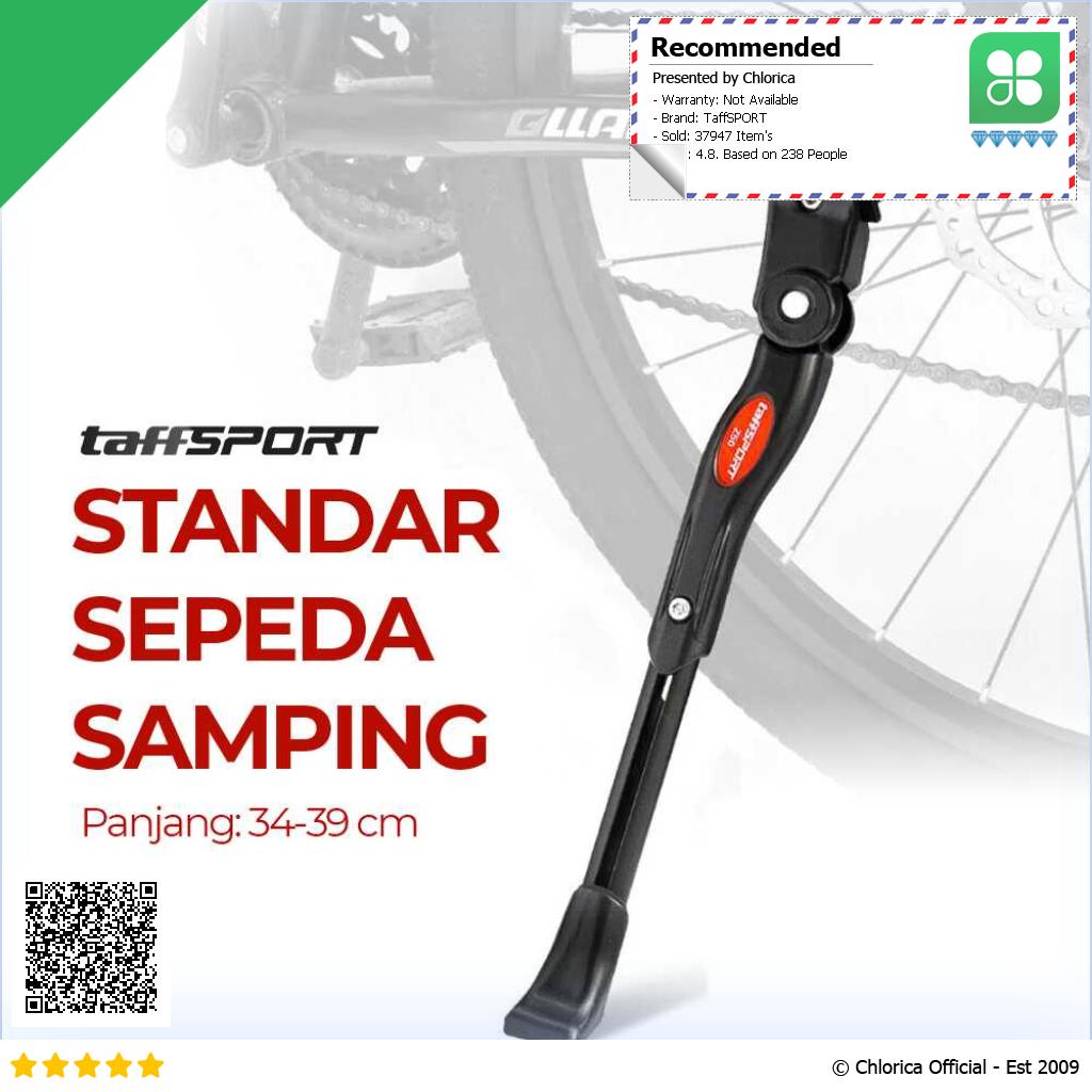 TaffSPORT Standar Sepeda Samping Adjustable Bike Kickstand 34 39cm Z50