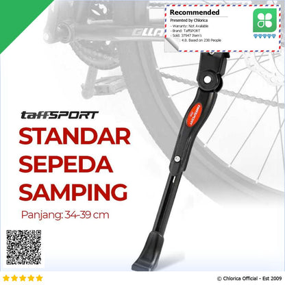 TaffSPORT Standar Sepeda Samping Adjustable Bike Kickstand 34 39cm Z50