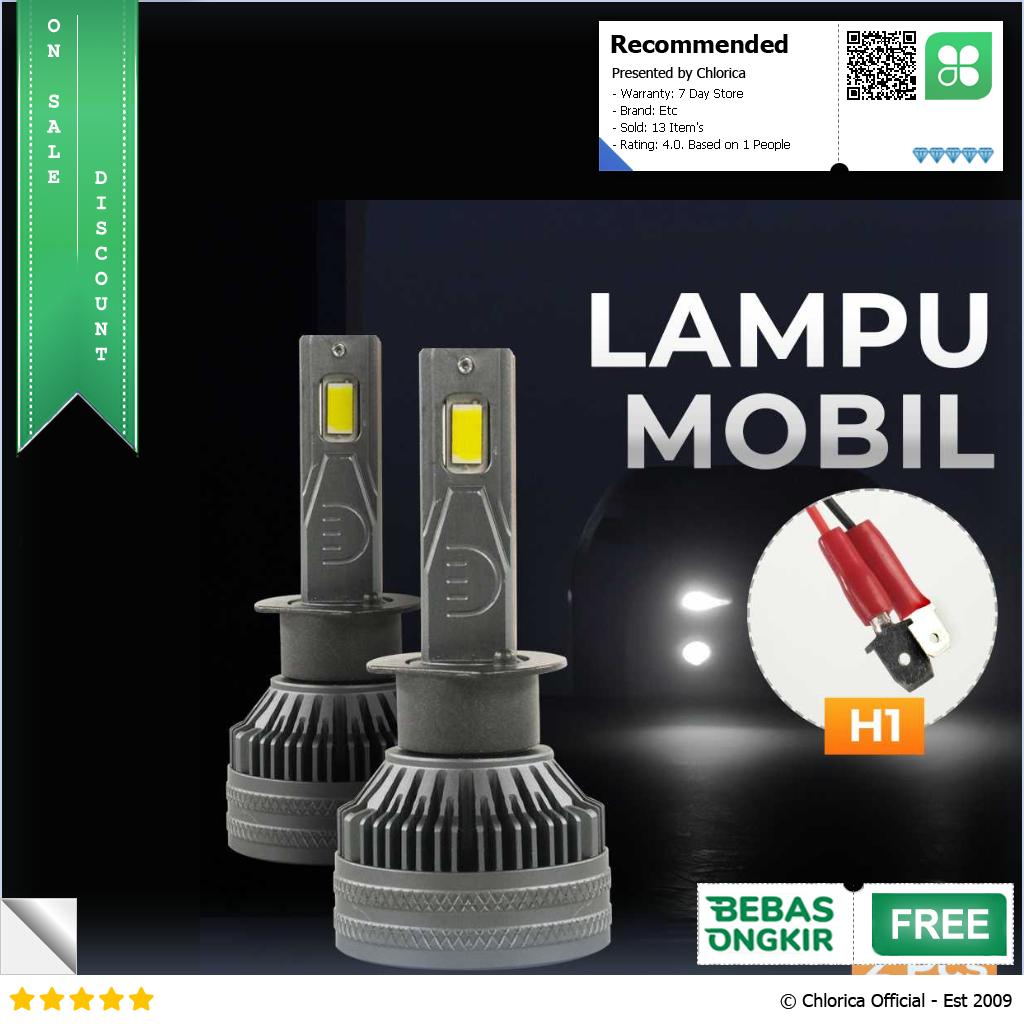 HAYBINZ Lampu Depan Mobil LED Headlights 5000lm 55W 12V 4300K 2 PCS HY43