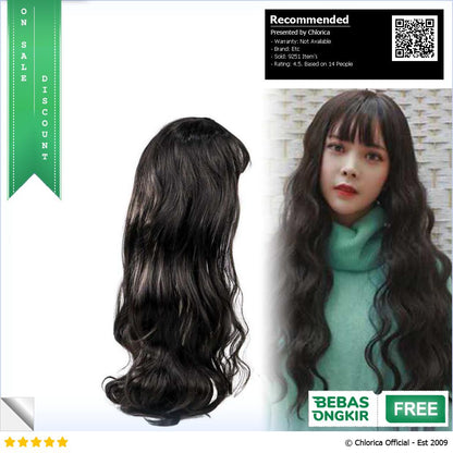 FYNHA Wig Rambut Palsu Model Wavy 65 cm HB 004