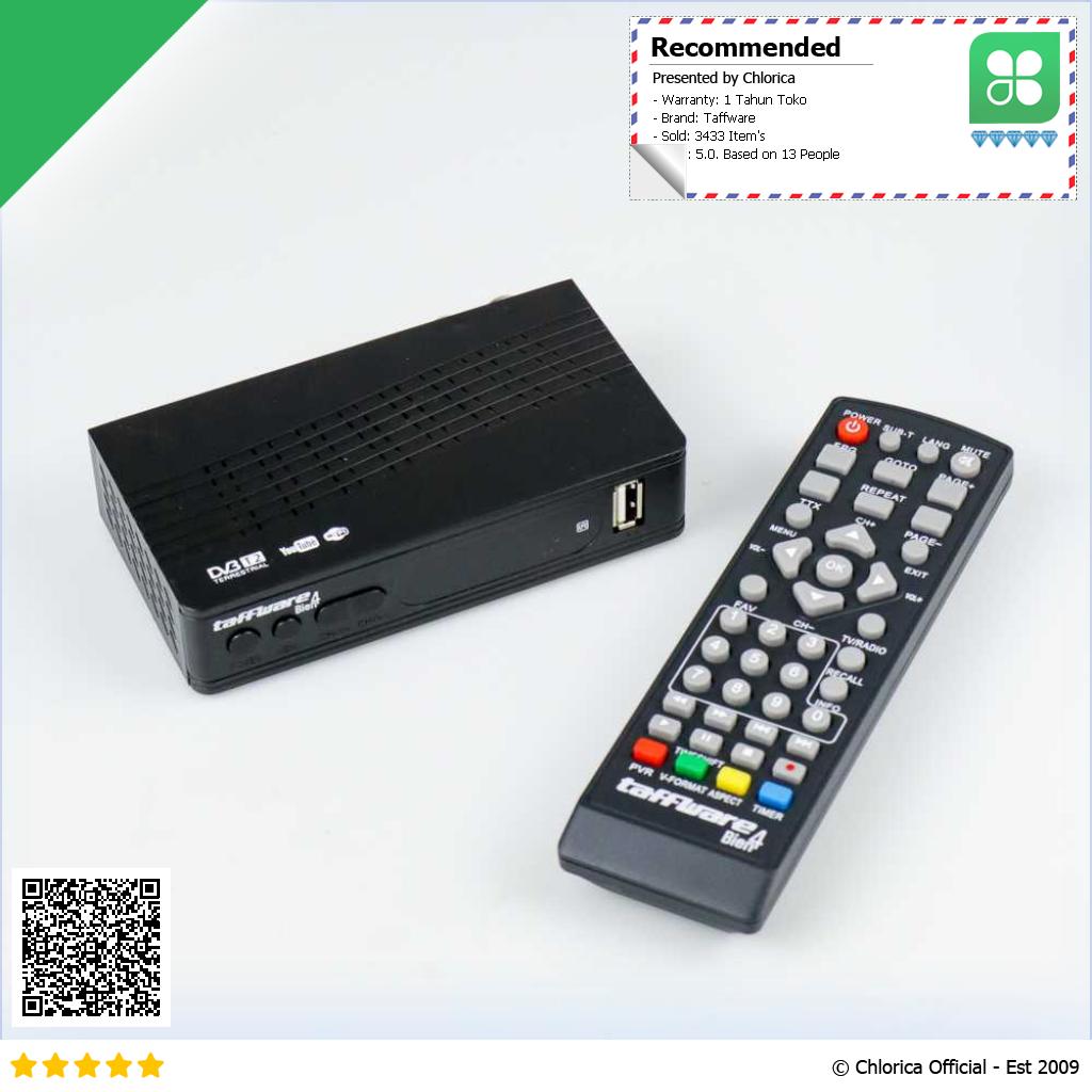 Taffware Bien4 Set Top Box TV Digital H.264 1080P DVB T2