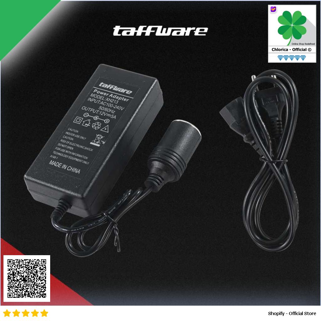 Taffware Adaptor Power Supply Converter AC to DC 12V 5A Cigarette Port XH213