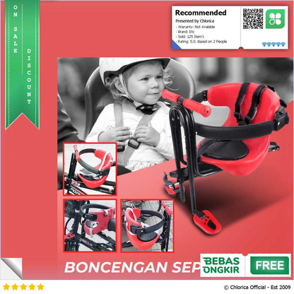 IMBABY Boncengan Depan Sepeda Anak Child Safety Front Seat with Pedal A0034