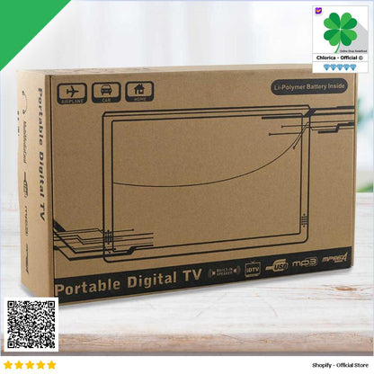 Taffware Portable Monitor TV LED Color 12 Inch DVB T2 + Analog D12