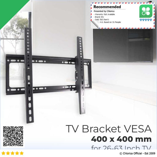 Bracket TV Wall Mount VESA 400 x 400 mm for 26 63 Inch TV RM 005