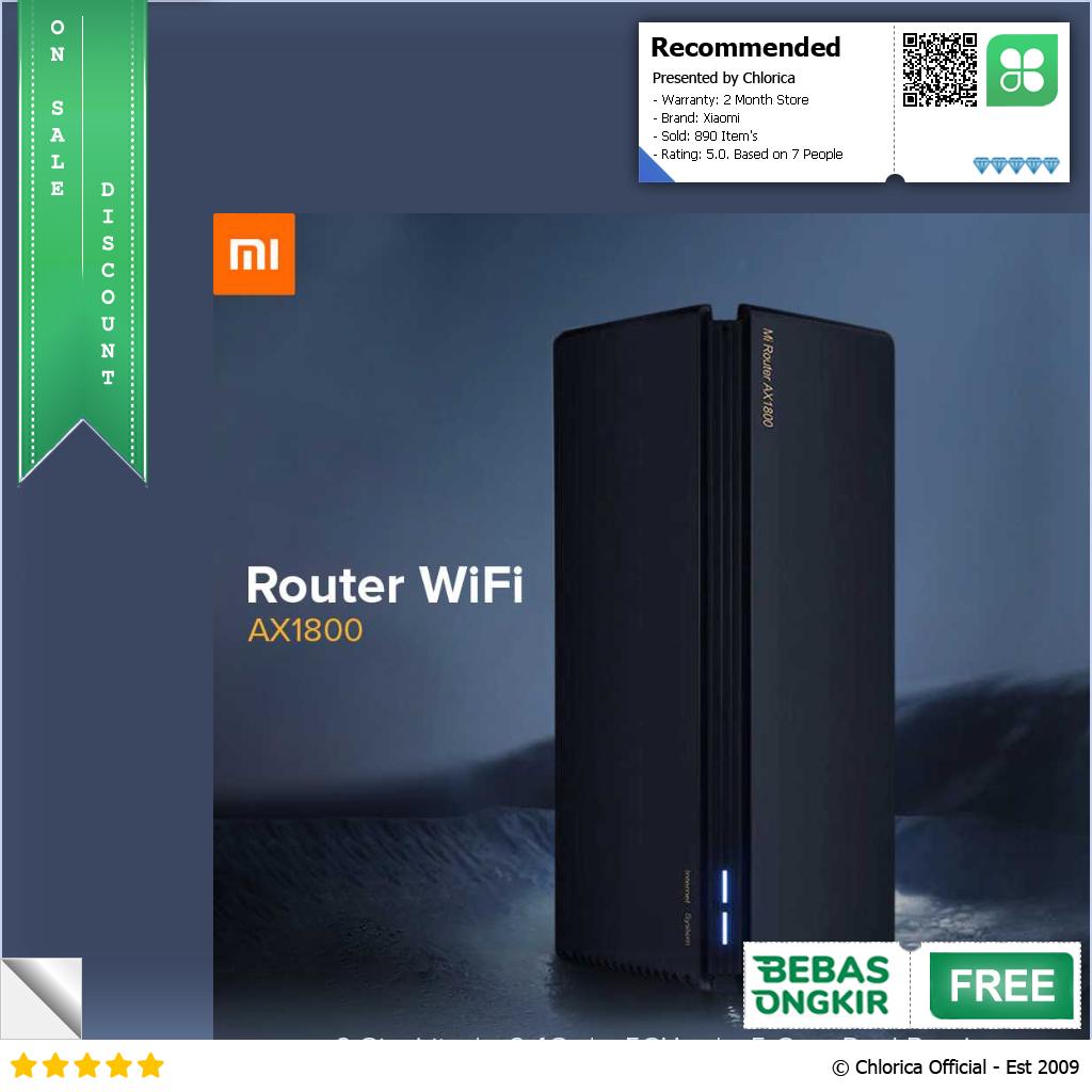 Xiaomi Router WiFi 6 Gigabit 2.4G 5GHz 5 Core Dual Band Router AX1800