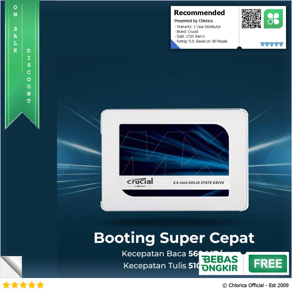 Crucial MX500 SSD 560MB s SATA III 2.5 Inch