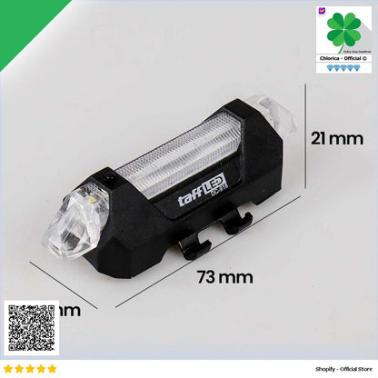 TaffLED Lampu Belakang Sepeda Bicycle Light USB Rechargeable 15 Lumens DC 918