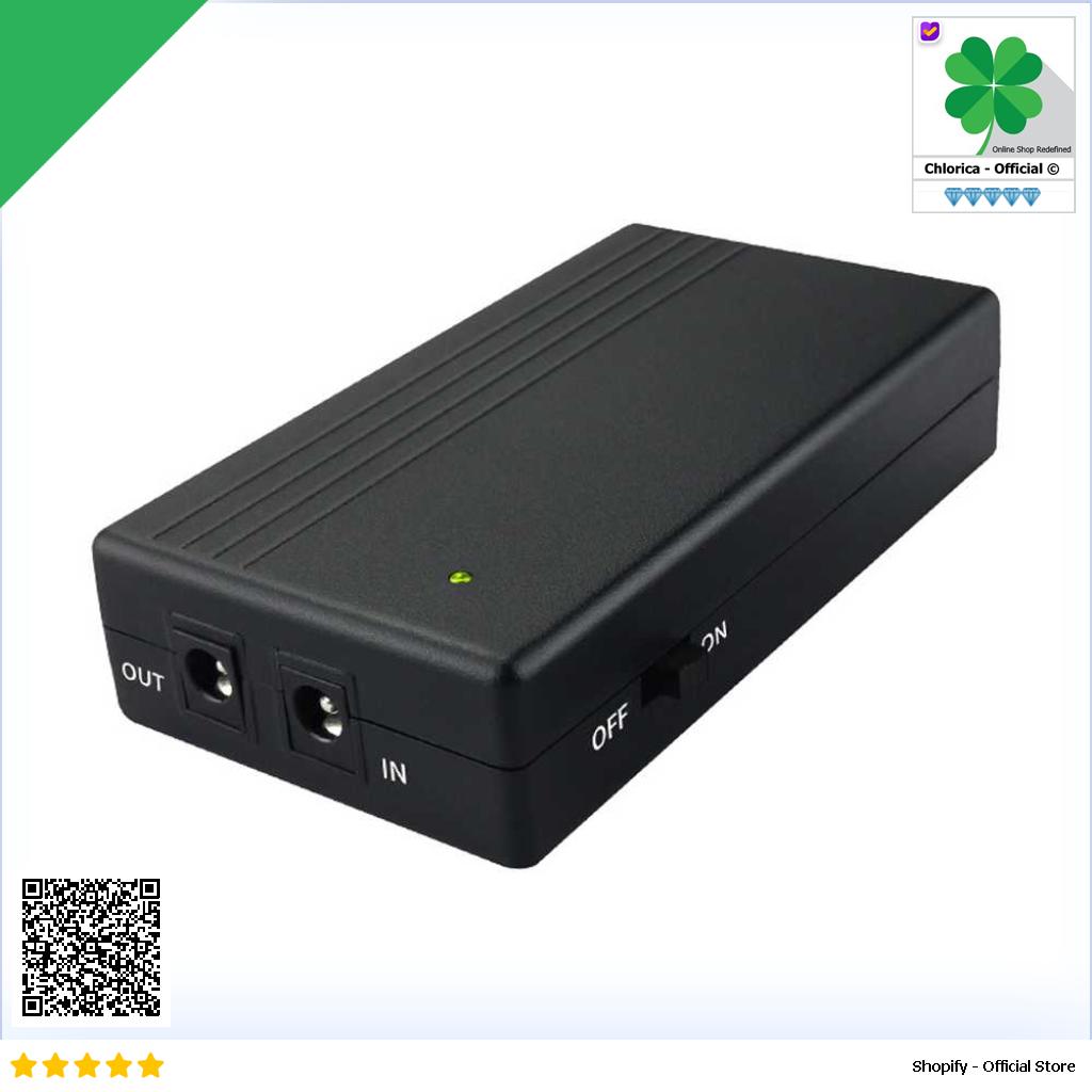 Smart Portable Mini UPS Power Supply Backup 5V 2A 14.8 WH UPS502A