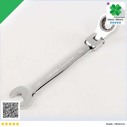 OLOEY Kunci Pas Dual Head Combination Ratchet Wrench Flexible Head CL6 24