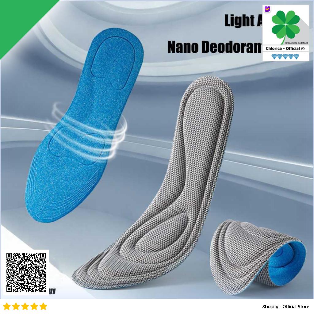 YuanXiang Insole Sepatu Alas Kaki Orthopedic 4D Memory Foam XD 33