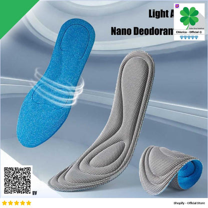 YuanXiang Insole Sepatu Alas Kaki Orthopedic 4D Memory Foam XD 33