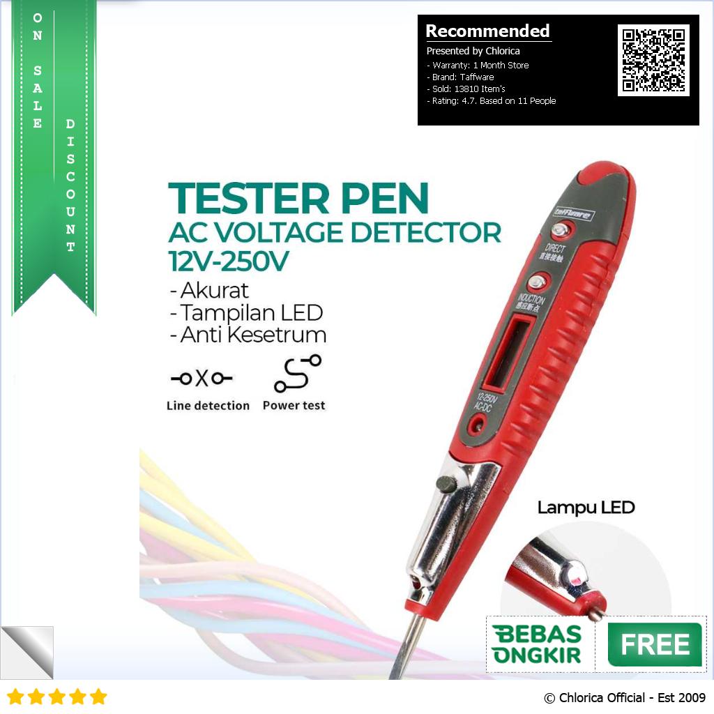 Taffware ANENG Tespen Tester Non Contact AC Detector 12V 250V VD700