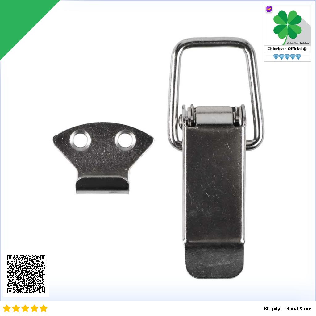 HALOJAJU Kaitan Peti Grendel Spring Loaded Toggle Latch Catch Hasp KAK J