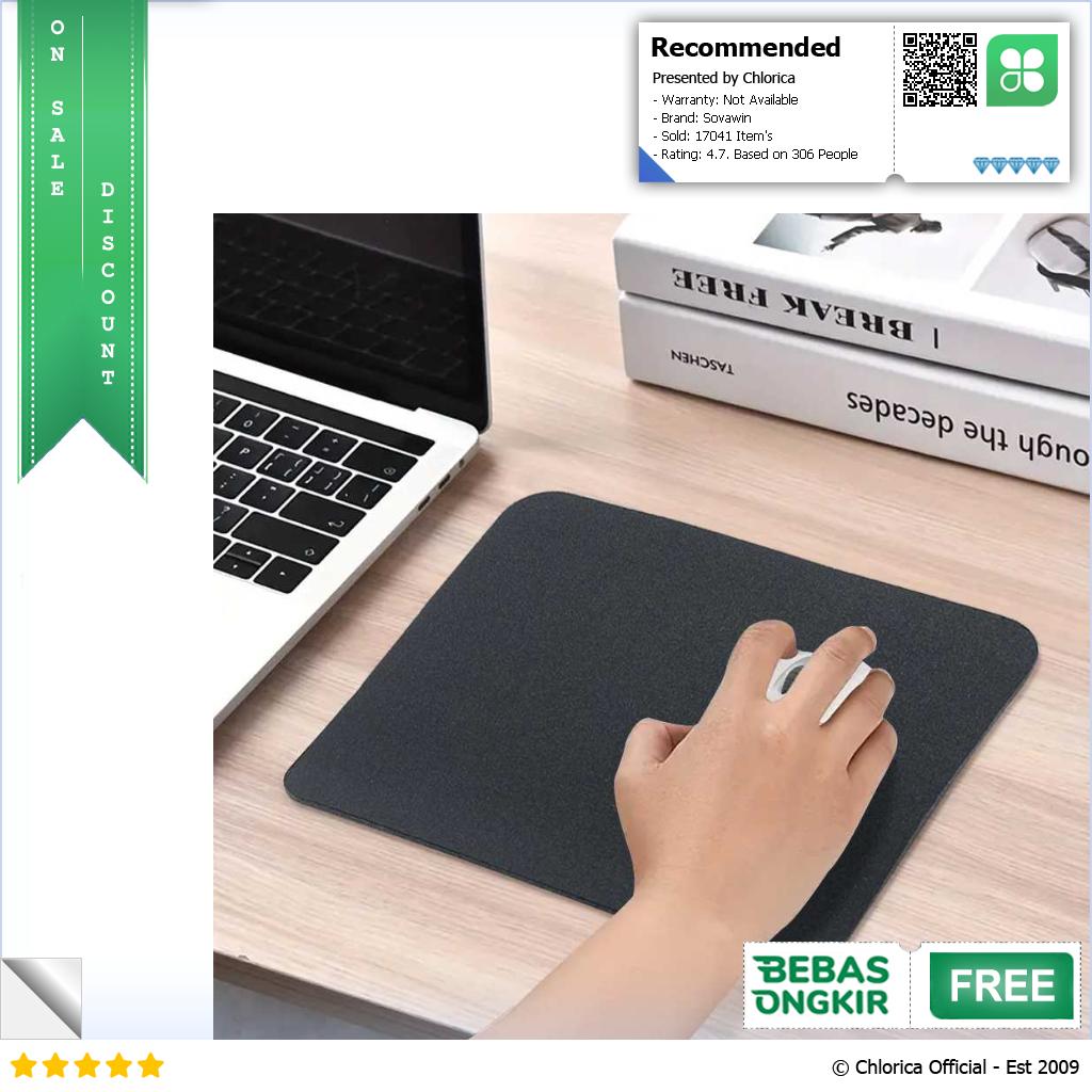 Sovawin Smooth Surface Anti Slip Mousepad Multifungsi MP004