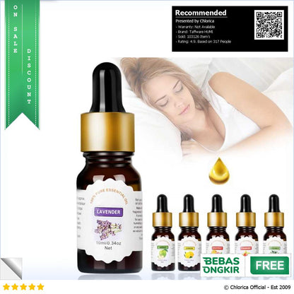 Taffware HUMI RHJY Essential Oils Fragrance Minyak Aromatherapy 10ml TSLM2