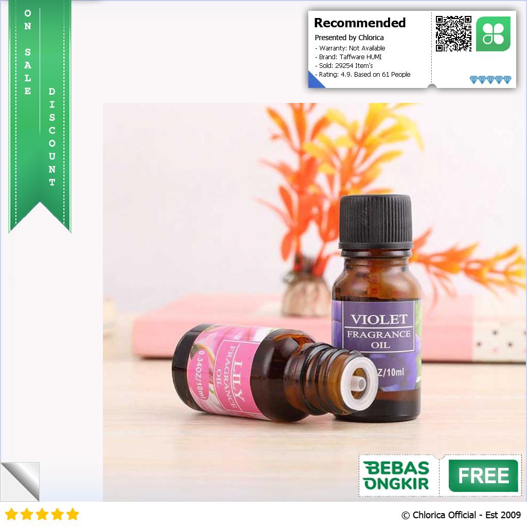 Taffware HUMI Pure Essential Oils Minyak Aromatherapy Diffusers 10ml RH 15