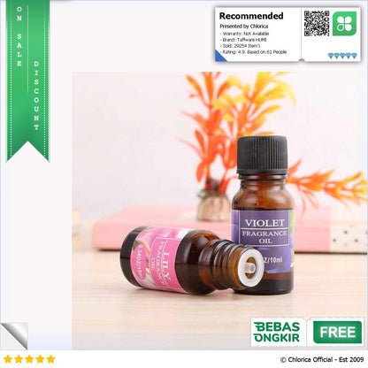 Taffware HUMI Pure Essential Oils Minyak Aromatherapy Diffusers 10ml RH 15