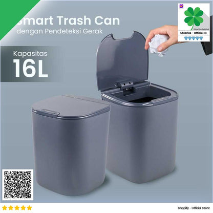 KIMD Tempat Sampah Smart Trash Can Motion Sensor Dustbin 16L K 599