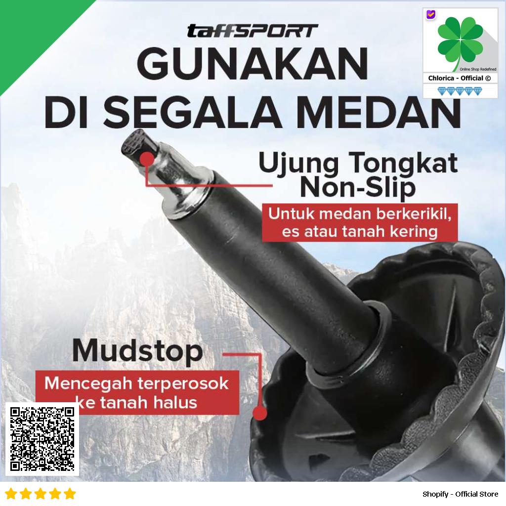 TaffSPORT Alat Bantu Mendaki Alpenstocks Climbing Tool ODIN