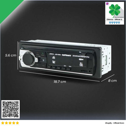 Taffware Tape Mobil Audio Multifungsi Bluetooth MP3 FM Radio JSD 520L