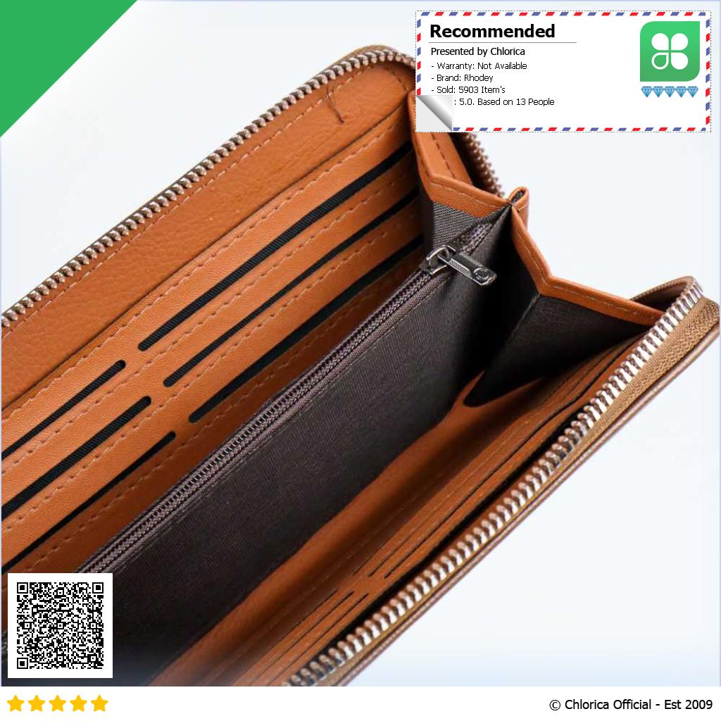 Rhodey Tas Selempang Pria Messenger Bag PU Leather dengan Dompet 15036