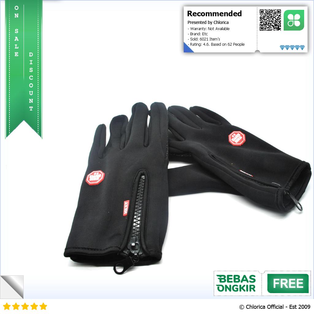 HKXY Sarung Tangan Motor Sepeda Anti Slip Touchscreen Gloves 1 Pair