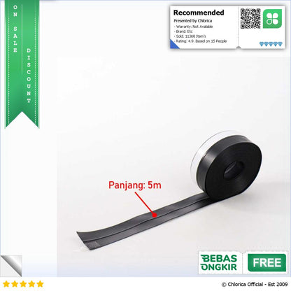 KALYNN Lis Pintu Penghalang Debu Door Seal Strip Silicone TPE EACC25