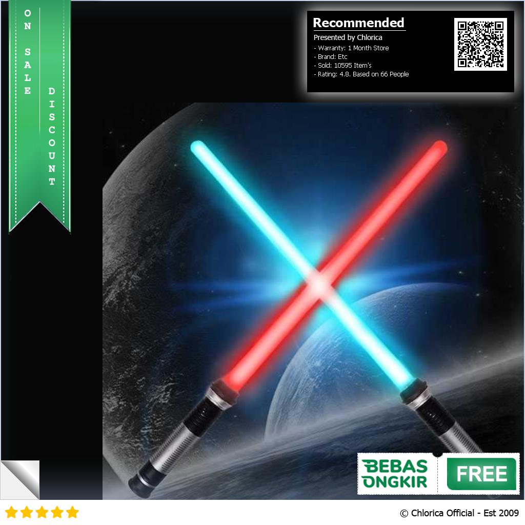 Pedang Mainan Double Bladed Lightsaber Star Wars 288