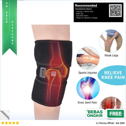 Hailicare Pelindung Lutut Terapi Heating Therapy Knee Support 3 Mode 102