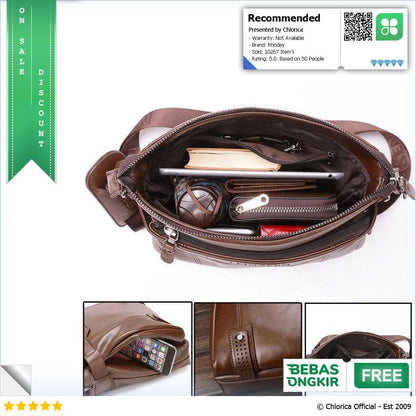 Rhodey Tas Selempang Messenger Crossbody Bag Pria 8001