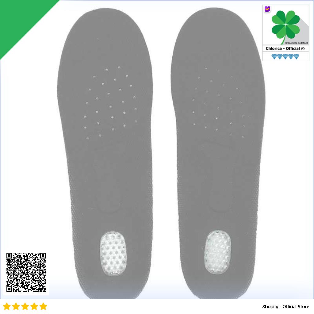 Insole Sepatu Alas Kaki Orthopedic Shock Absorb Gel Orthotic Arch ZYD17