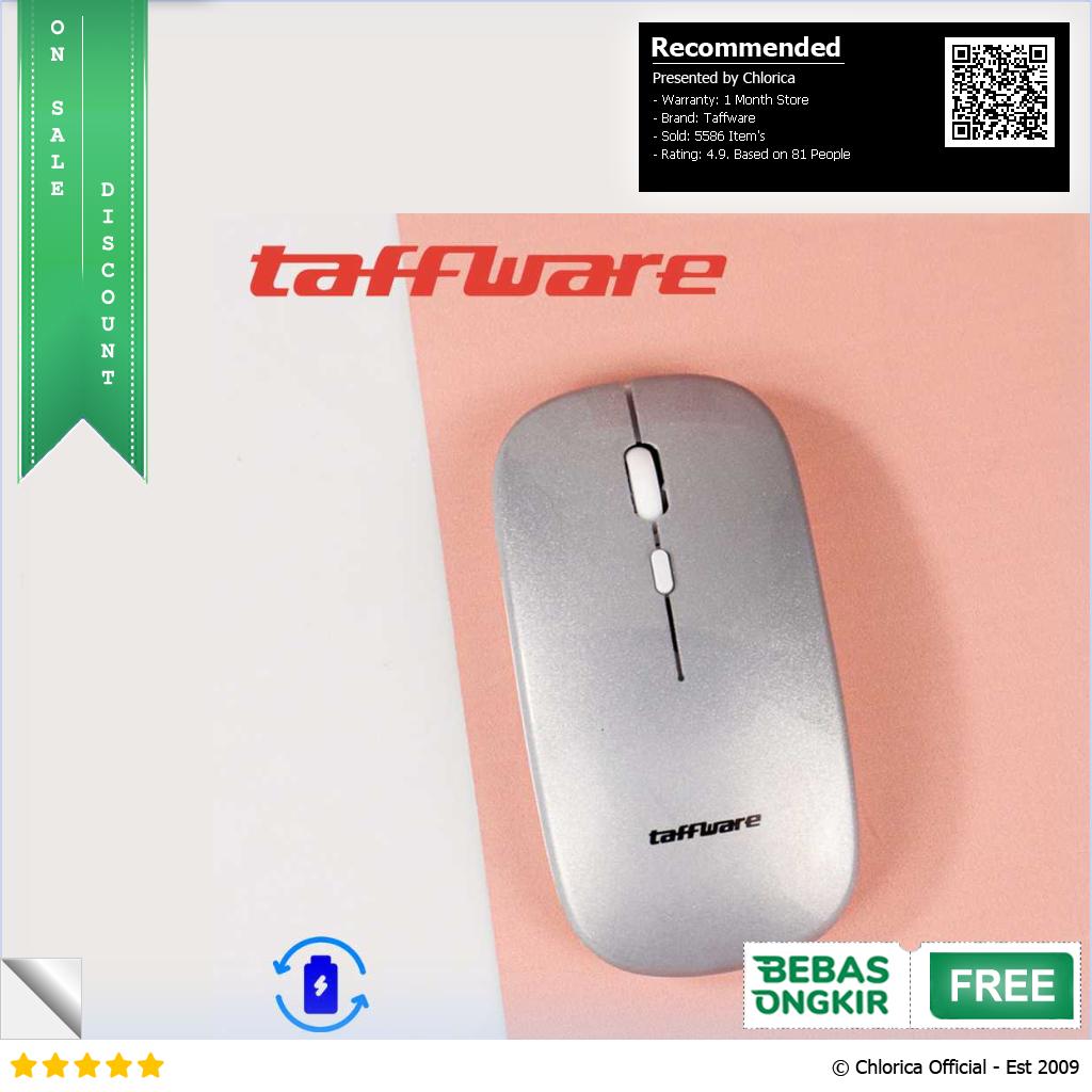 Taffware Silent Mouse Wireless 2.4G Rechargeable HS 09