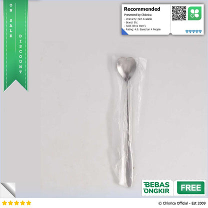 BLEXPRET Sendok Teh Gagang Panjang Long Tea Spoon Stainless Steel TC49