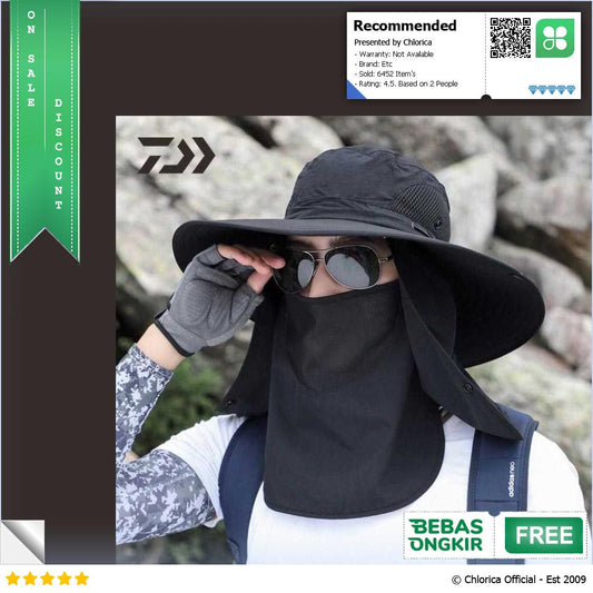 EnPesca Topi Mancing Jepang Anti Panas UV Waterproof Fishing Hat JN335