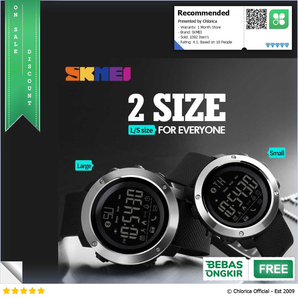 SKMEI Jam Tangan Olahraga Smartwatch Bluetooth 1285 1287