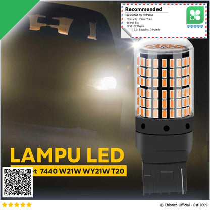 AILEO Lampu Sein Mobil LED Cross Flow 3014 SMD 7440 1 PCS 3014