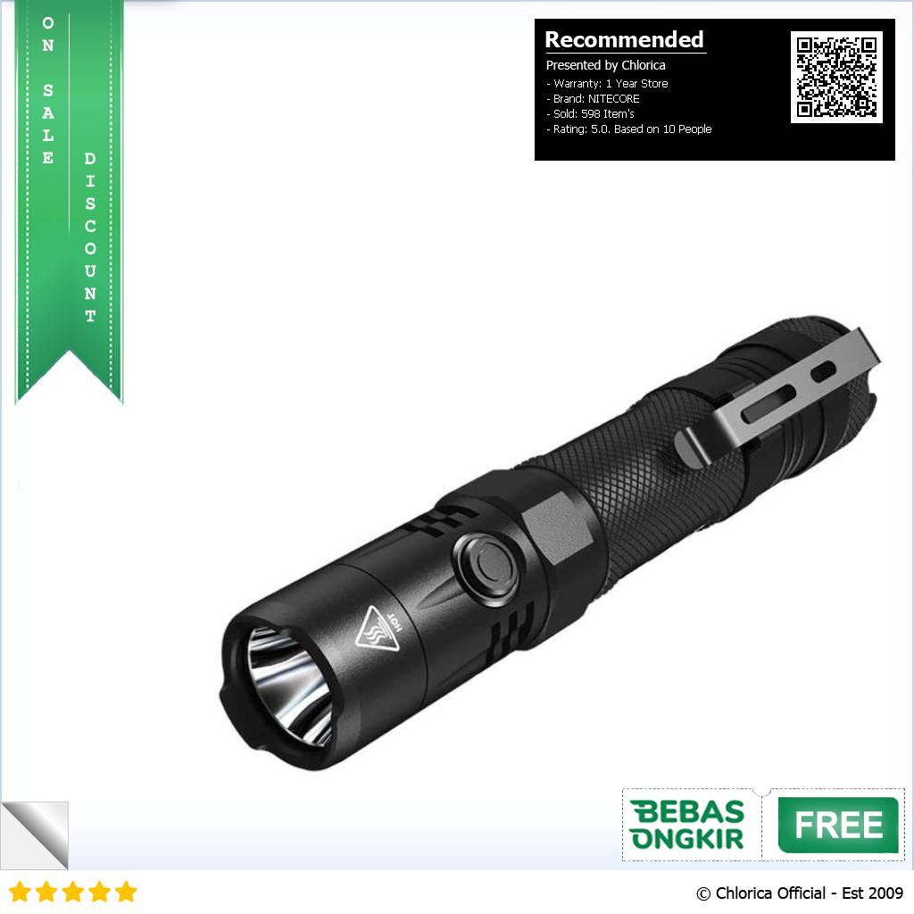 NITECORE Senter CREE XP L2 V6 LED IP68 1200 Lumens MH10 V2