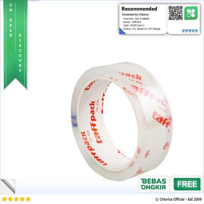 TaffPACK Lakban Waterproof Dapur Kitchen Sink Seal Tape 3M YK 468