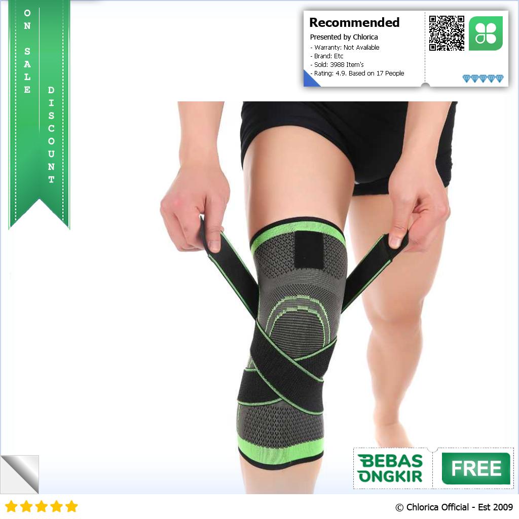 SOSPORT Pelindung Lutut Knee Support Compression Sport Fitness SS7