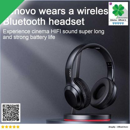 Lenovo Thinkplus Headphone Headset Foldable Bluetooth 5.1 with Mic TH10